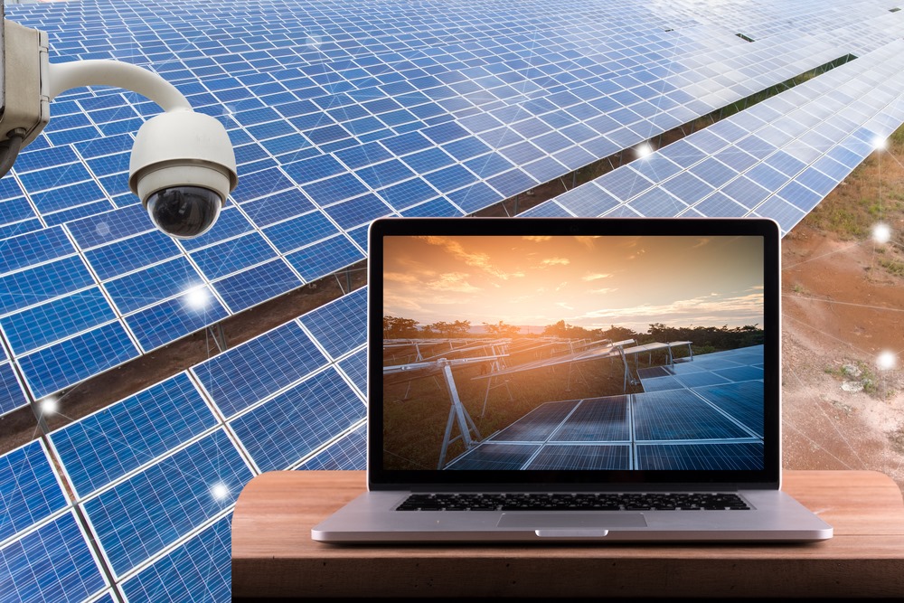 How to connect solar panels with battery powered security cameras