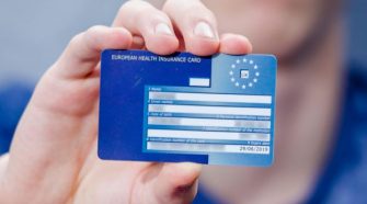 What are the benefits of using the online system to get an EHIC card?